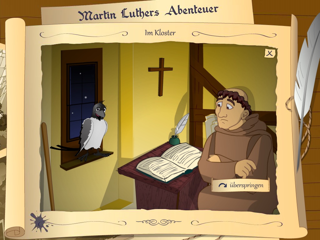 Die App Martin Luthers Abenteuer von kirche-entdecken.de