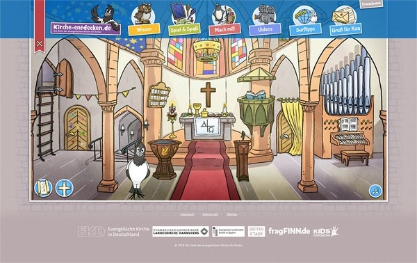 Screenshot kirche-entdecken.de