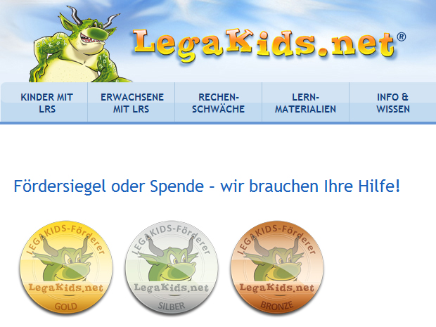 Fördersiegel - Legakids.net