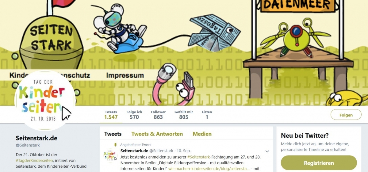 Twitter-Account von Seitenstark