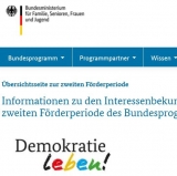 Screenhsot www.demokratie-leben.de Screenhsot www.demokratie-leben.de