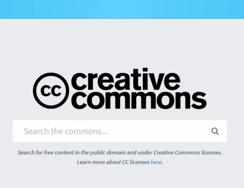 Screenshot CC Search/ Bild: search.creativecommons.org