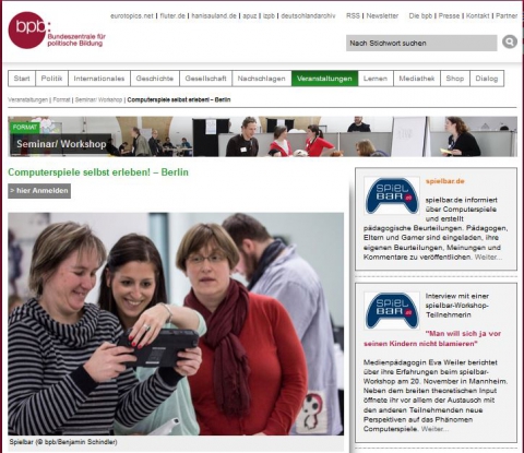 Screenshot bpb.de