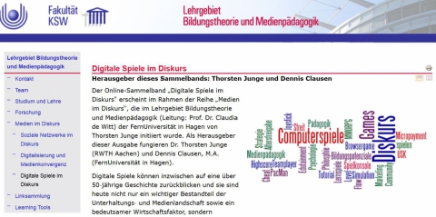 Screenshot ifbm.fernuni-hagen.de