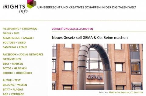 Screenshot http://irights.info