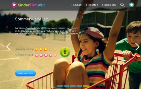 Screenshot kinderfilmwelt.de
