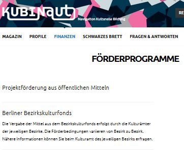 Screenshot http://www.kubinaut.de