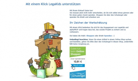 Screenshot www.legakids.net