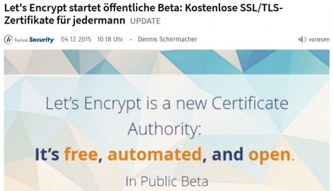 Screenshot www.heise.de