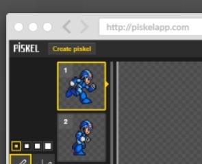 Screenshot www.piskelapp.com