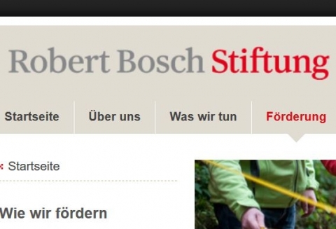 Screenshot www.bosch-stiftung.de