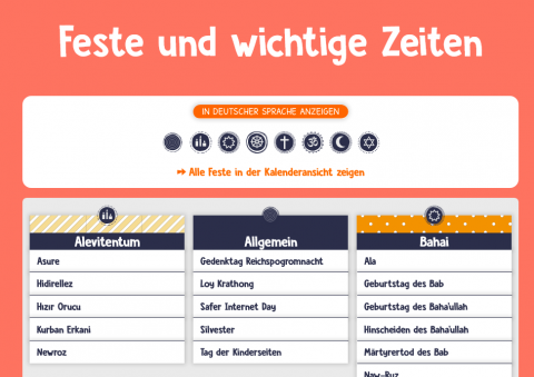 Screenshot www.religionen-entdecken.de