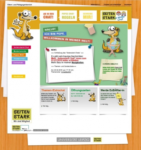 Screenshot http://www.seitenstark.de/chat/