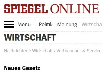 Screenshot www.spiegel.de