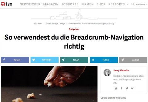 Screenshot t3n.de