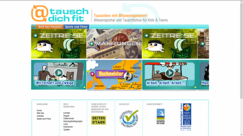 Alter Screenshot tausch-dich-fit.de