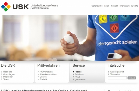 Screenshot www.usk.de