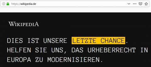 Screenshot wikipedia.de vom 21.03.19